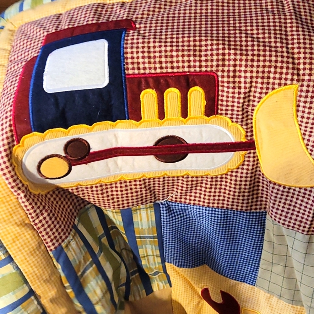 Baby Boy Quilt And 3 Hangings